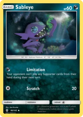 Sableye (GRI 80) Guardians Rising