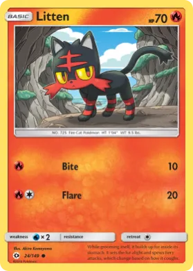 Litten (SUM 24) Sun & Moon
