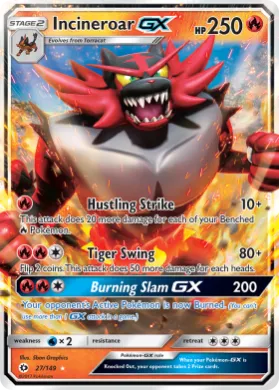 Incineroar-GX (SUM 27) Sun & Moon