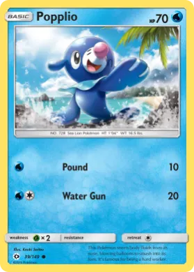 Popplio (SUM 39) Sun & Moon