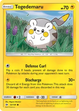 Togedemaru (SUM 53) Sun & Moon