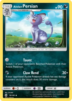 Alolan Persian (SUM 79) Sun & Moon