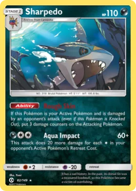 Sharpedo (SUM 82) Sun & Moon