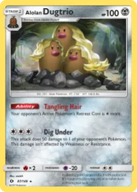 Alolan Dugtrio (SUM 87) Sun & Moon