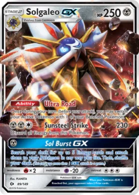 Solgaleo-GX (SUM 89) Sun & Moon