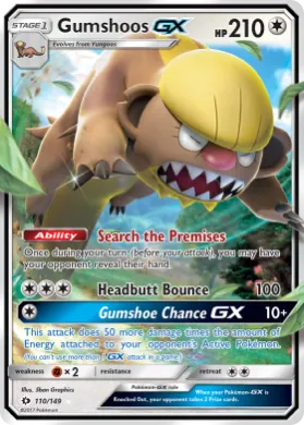 Gumshoos-GX (SUM 110) Sun & Moon