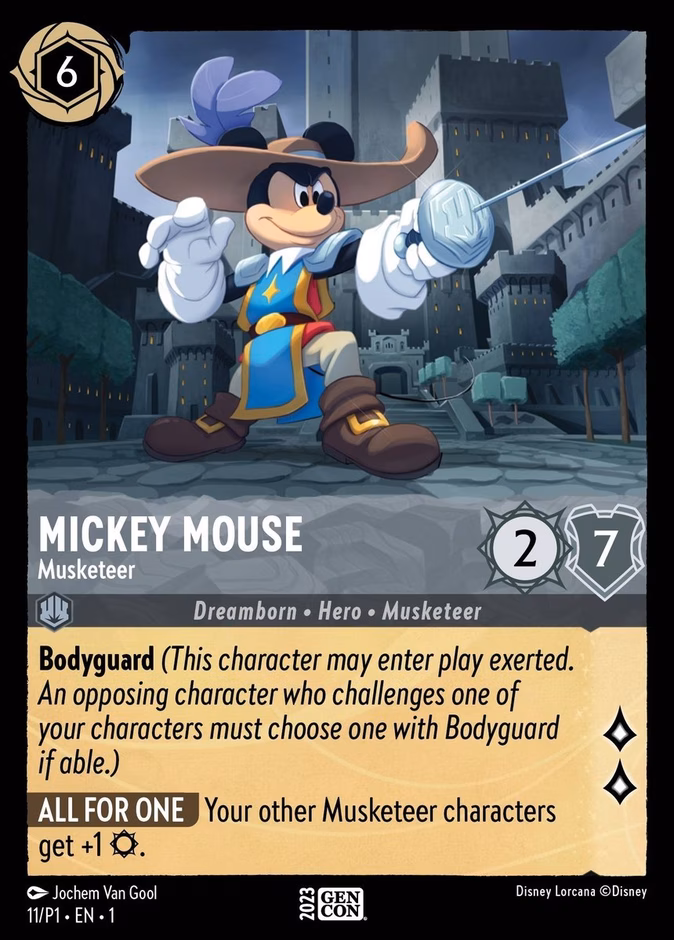 Mickey Mouse - Musketeer 11/41