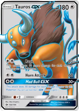 Tauros-GX (SUM 144) Sun & Moon