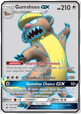 Gumshoos-GX (SUM 145) Sun & Moon