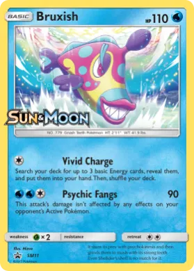 Bruxish (PR-SM SM11) SM Black Star Promos