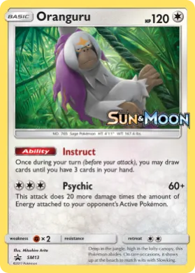 Oranguru (PR-SM SM13) SM Black Star Promos