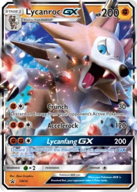Lycanroc GX (PR-SM SM14) SM Black Star Promos