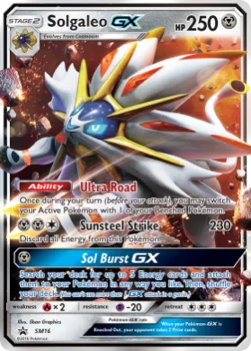 Solgaleo-GX (PR-SM SM16) SM Black Star Promos