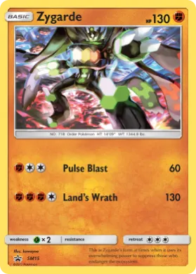 Zygarde (PR-SM SM15) SM Black Star Promos