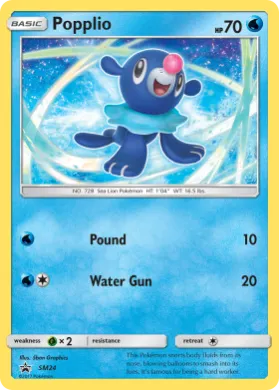 Popplio (PR-SM SM24) SM Black Star Promos