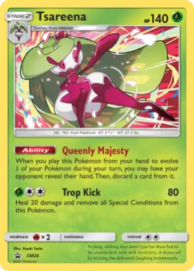 Tsareena (PR-SM SM26) SM Black Star Promos