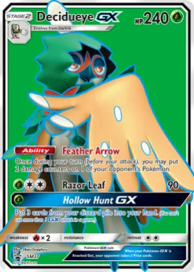 Decidueye-GX (PR-SM SM37) SM Black Star Promos