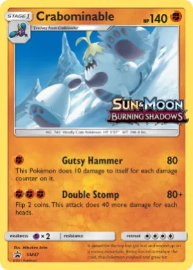 Crabominable (PR-SM SM47) SM Black Star Promos