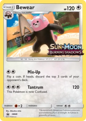 Bewear (PR-SM SM49) SM Black Star Promos