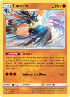 Lucario (PR-SM SM54) SM Black Star Promos