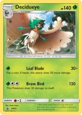 Decidueye (PR-SM SM55) SM Black Star Promos