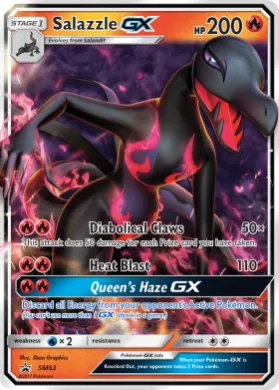 Salazzle-GX (PR-SM SM63) SM Black Star Promos