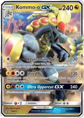 Kommo-o-GX (PR-SM SM71) SM Black Star Promos
