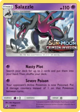 Salazzle (PR-SM SM73) SM Black Star Promos
