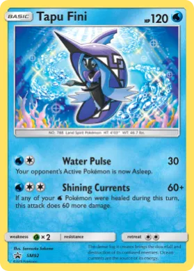 Tapu Fini (PR-SM SM92) SM Black Star Promos