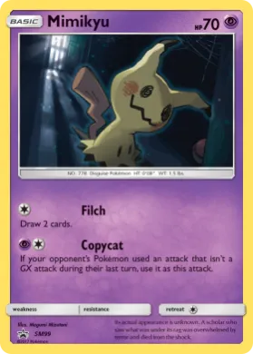 Mimikyu (PR-SM SM99) SM Black Star Promos