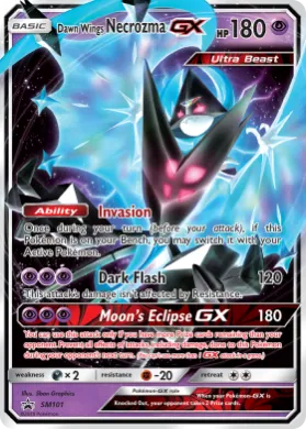 Dawn Wings Necrozma-GX (PR-SM SM101) SM Black Star Promos