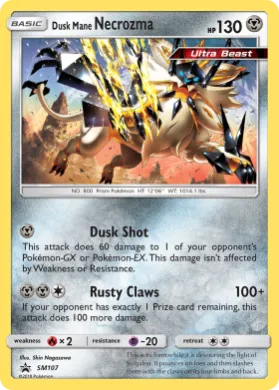 Dusk Mane Necrozma (PR-SM SM107) SM Black Star Promos