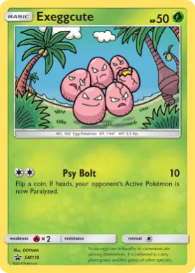 Exeggcute (PR-SM SM119) SM Black Star Promos