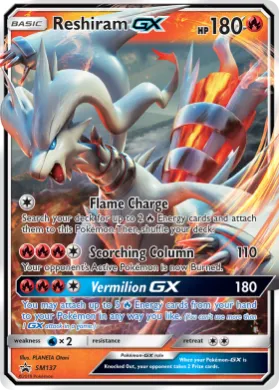 Reshiram-GX (PR-SM SM137) SM Black Star Promos