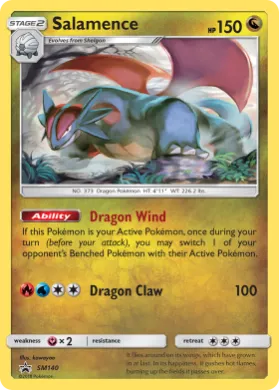 Salamence (PR-SM SM140) SM Black Star Promos