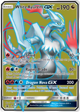 White Kyurem-GX (PR-SM SM141) SM Black Star Promos