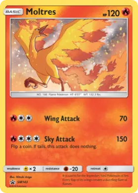 Moltres (PR-SM SM143) SM Black Star Promos