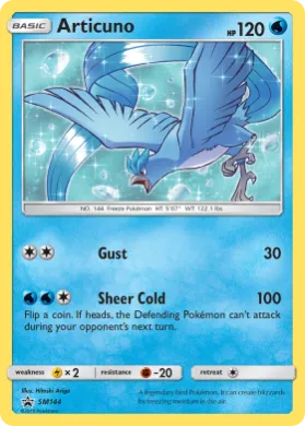 Articuno (PR-SM SM144) SM Black Star Promos