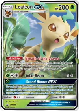 Leafeon-GX (PR-SM SM146) SM Black Star Promos