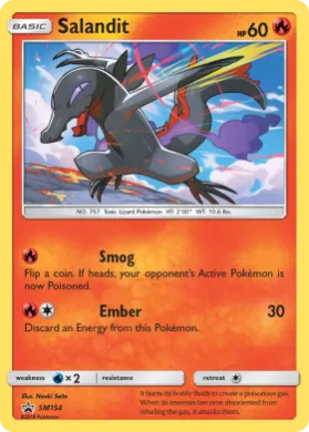 Salandit (PR-SM SM154) SM Black Star Promos