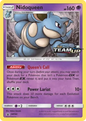 Nidoqueen (PR-SM SM160) SM Black Star Promos