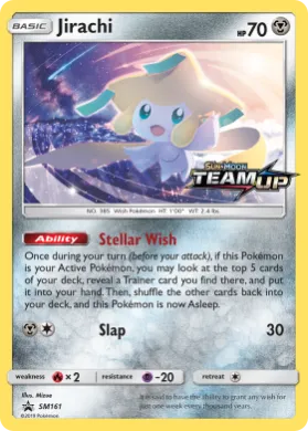 Jirachi (PR-SM SM161) SM Black Star Promos