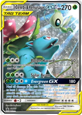 Celebi & Venusaur-GX (PR-SM SM167) SM Black Star Promos