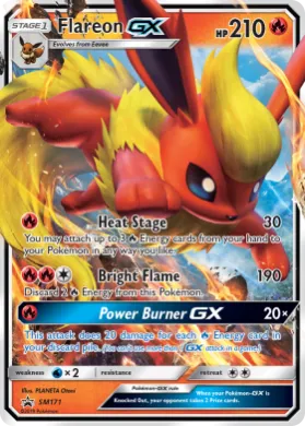 Flareon-GX (PR-SM SM171) SM Black Star Promos