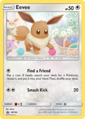 Eevee (PR-SM SM184) SM Black Star Promos