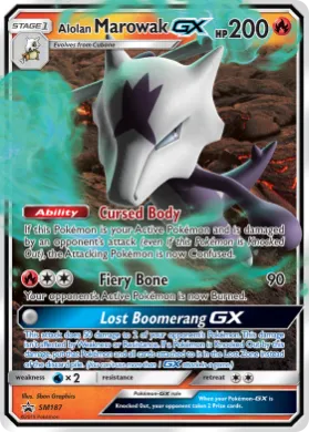 Alolan Marowak-GX (PR-SM SM187) SM Black Star Promos
