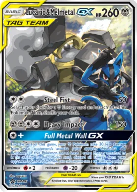 Lucario & Melmetal-GX (PR-SM SM192) SM Black Star Promos