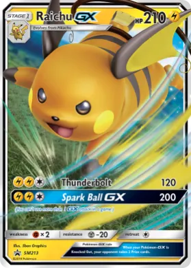 Raichu-GX (PR-SM SM213) SM Black Star Promos