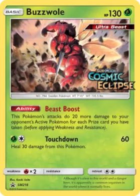 Buzzwole (PR-SM SM218) SM Black Star Promos