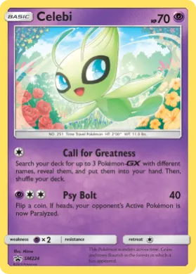 Celebi (PR-SM SM224) SM Black Star Promos